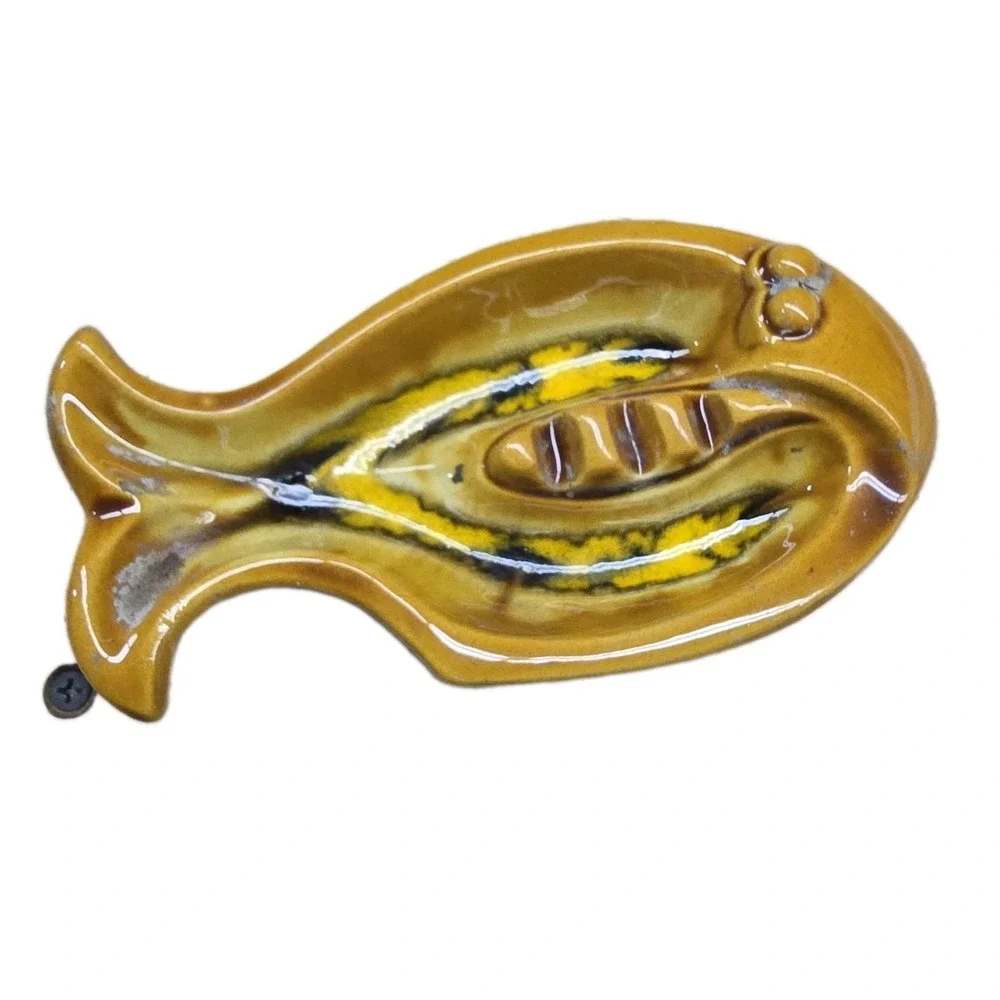 Vintage Maddux California FOO DOO Fish CeramicAshtray MCM 7132 USA 70s 80s